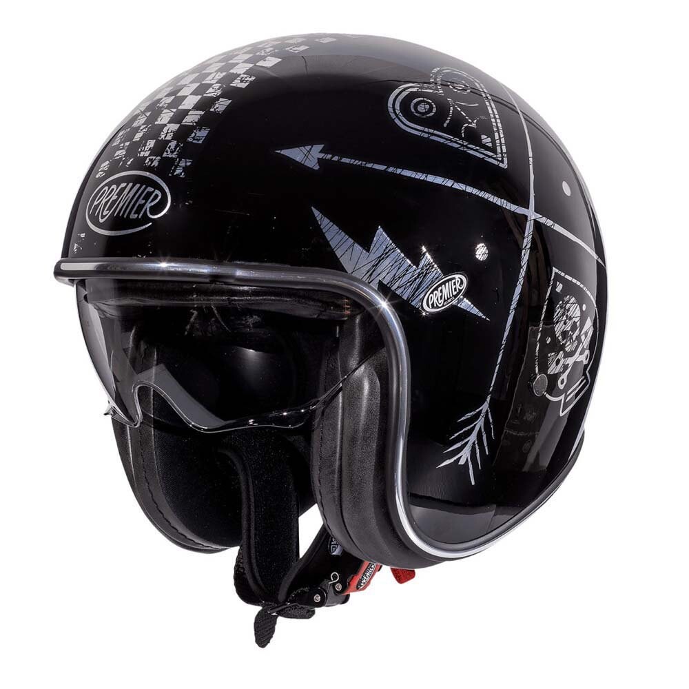 Открытый шлем Premier Helmets 23 Vintage NX 22.06, черный
Открытый шлем Premier Helmets 23 Vintage NX 22.06, черный