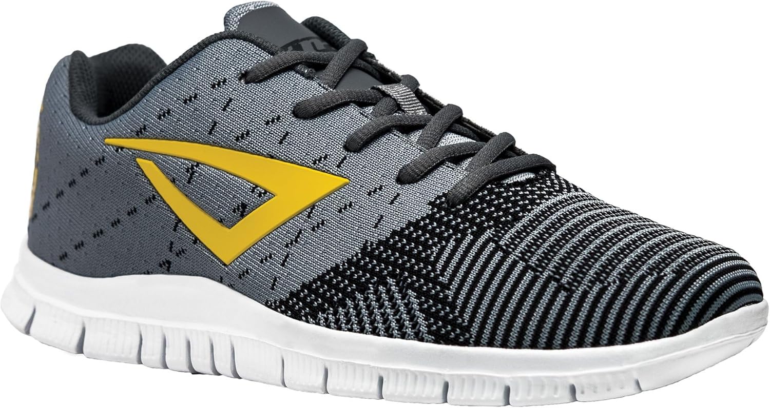 3N2 K-NIT Trainer Легкие кроссовки - Дышащие и удобные кроссовки для повседневной ходьбы и бега - Нескользящие, серый/желтый
3N2 K-NIT Trainer Легкие кроссовки - Дышащие и удобные кроссовки для повседневной ходьбы и бега - Нескользящие, серый/желтый