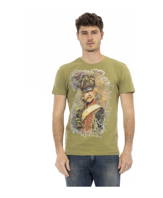 Футболка с короткими рукавами и круглым вырезом Trussardi, зеленый
Футболка с короткими рукавами и круглым вырезом Trussardi, зеленый