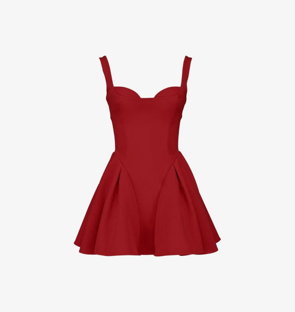 Мини-Платье Bunny с расклешенной юбкой из эластичного крепа House Of Cb, красный
Мини-Платье Bunny с расклешенной юбкой из эластичного крепа House Of Cb, красный