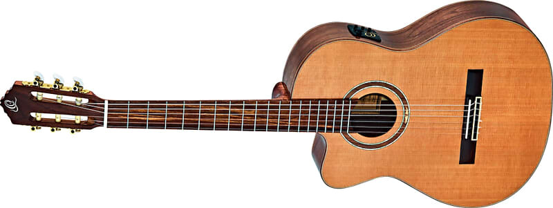 Акустическая гитара Ortega Guitars RCE159MN-L Feel Series Left Handed Medium Neck Acoustic Electric Nylon 6-String Guitar w/ Free Bag, Solid North American Cedar Top and Walnut Body, Natural Gloss Finish
Акустическая гитара Ortega Guitars RCE159MN-L Feel Series Left Handed Medium Neck Acoustic Electric Nylon 6-String Guitar w/ Free Bag, Solid North American Cedar Top and Walnut Body, Natural Gloss Finish