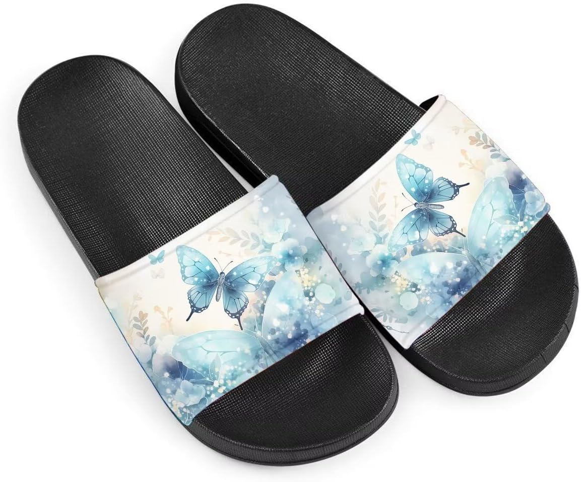 Женские сандалии Удобные легкие летние сандалии Нескользящие шлепанцы с узором бабочки Для пляжа, отеля, дома и улицы Getelinseng, синий
Женские сандалии Удобные легкие летние сандалии Нескользящие шлепанцы с узором бабочки Для пляжа, отеля, дома и улицы Getelinseng, синий