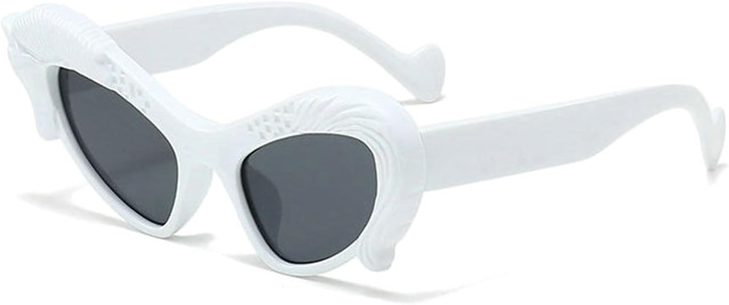 Винтажные солнцезащитные очки «кошачий глаз» для женщин, модные, конфетного цвета, в стиле Y2k, забавные солнцезащитные очки, элегантные, сексуальные, с защитой от УФ-излучения UV400 helena, White
Винтажные солнцезащитные очки «кошачий глаз» для женщин, модные, конфетного цвета, в стиле Y2k, забавные солнцезащитные очки, элегантные, сексуальные, с защитой от УФ-излучения UV400 helena, White