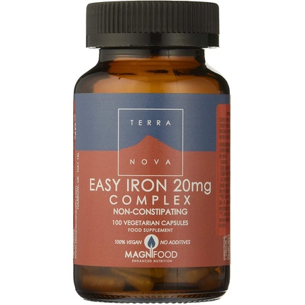 Easy Iron 20 мг Complex не вызывает запоров 100 растительных капсул Terranova
Easy Iron 20 мг Complex не вызывает запоров 100 растительных капсул Terranova