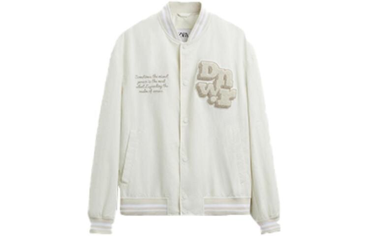 Куртка мужская белая Zara, белый 
Куртка мужская белая Zara, белый