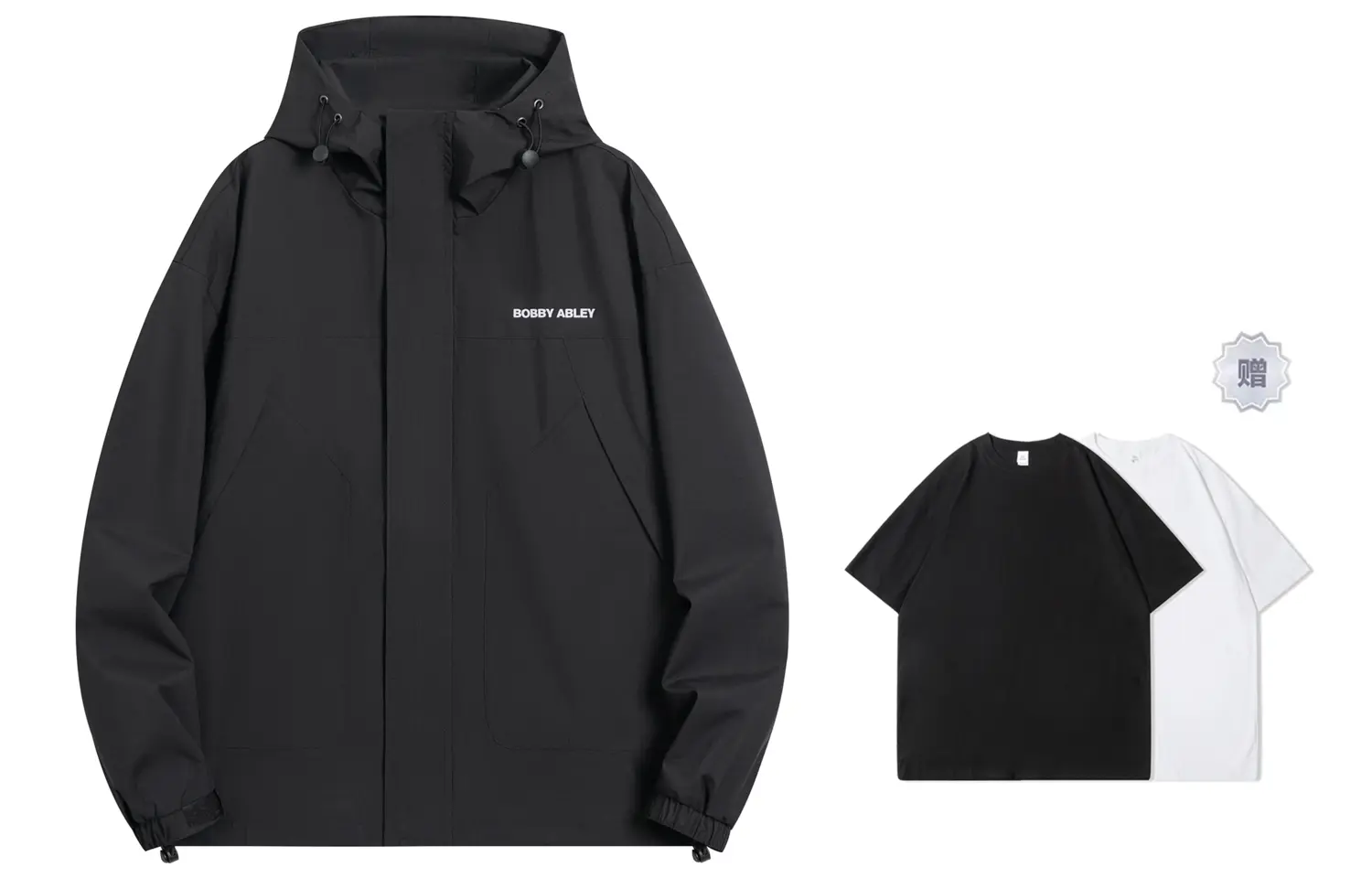 BOBBY ABLEY Куртка Unisex, Black (Comes with Brand T-Shirt)
BOBBY ABLEY Куртка Unisex, Black (Comes with Brand T-Shirt)