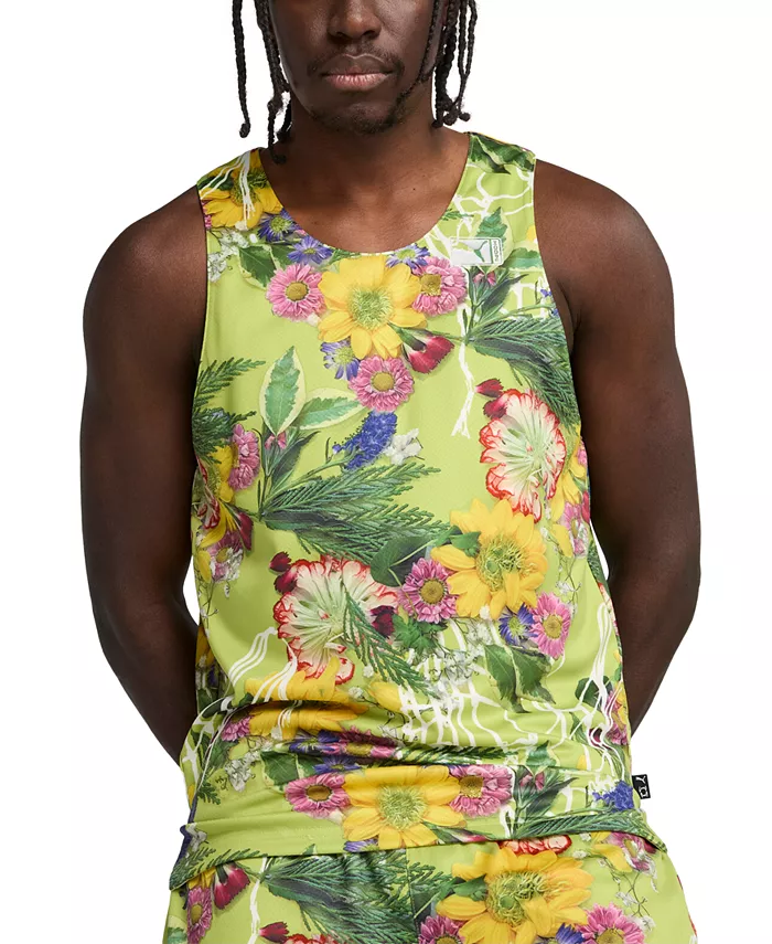 Мужская реверсивная сетчатая майка Dunked in Flloral Regular-Fit Puma, зеленый
Мужская реверсивная сетчатая майка Dunked in Flloral Regular-Fit Puma, зеленый