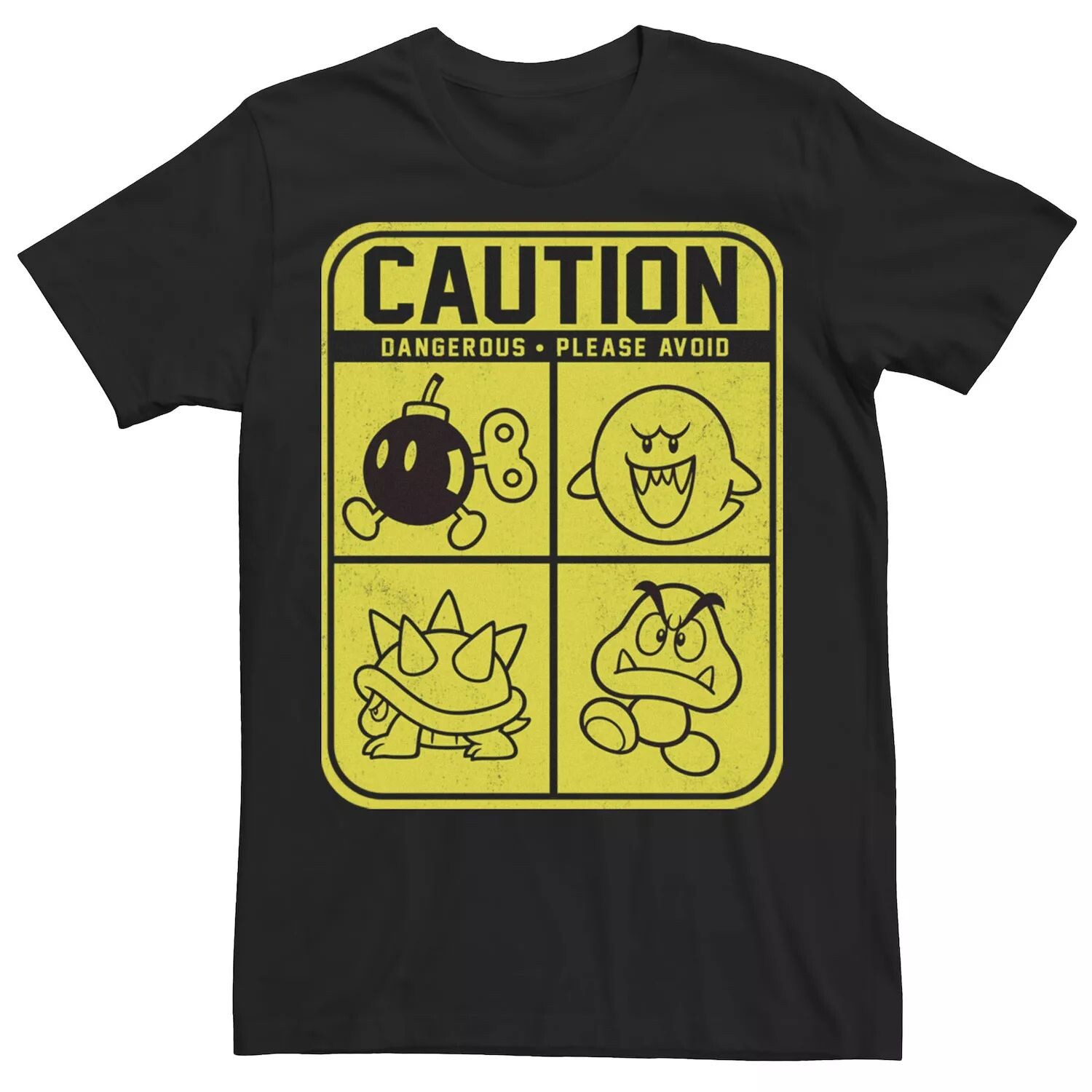 Мужская футболка Nintendo Super Mario Caution Dangerous Foes Licensed Character, Черный, Мужская футболка Nintendo Super Mario Caution Dangerous Foes Licensed Character
Мужская футболка Nintendo Super Mario Caution Dangerous Foes Licensed Character, Черный, Мужская футболка Nintendo Super Mario Caution Dangerous Foes Licensed Character