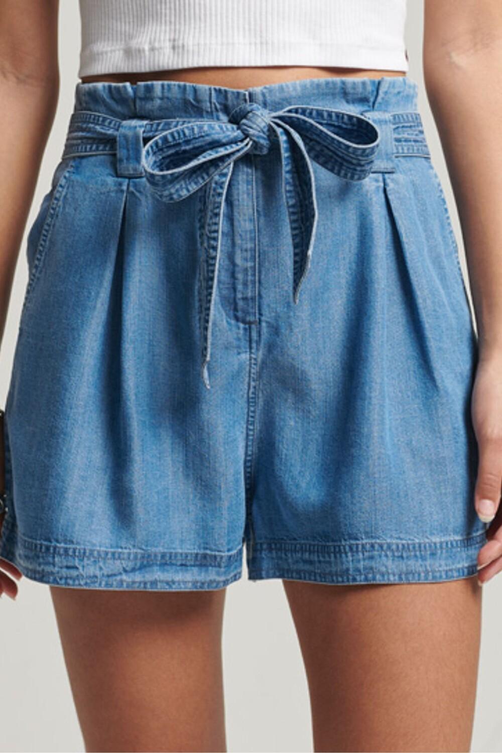 Винтажные шорты с бумажным пакетом Superdry, синий
Винтажные шорты с бумажным пакетом Superdry, синий