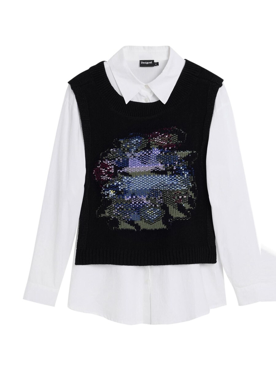 Блуза Desigual, черный/белый
Блуза Desigual, черный/белый