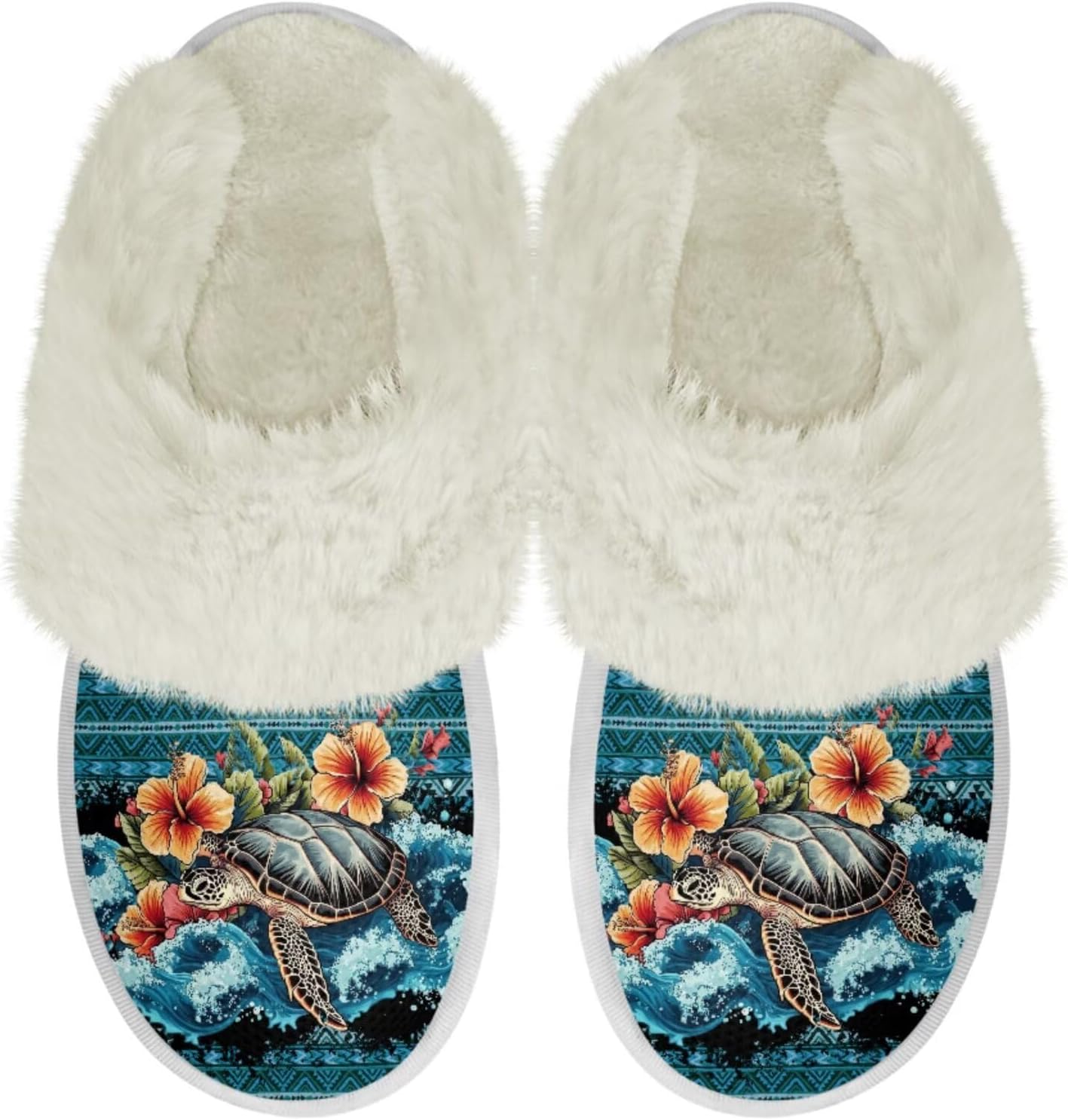 Женские и мужские тапочки с мехом, легкие домашние тапочки с противоскользящей подошвой, повседневная обувь для дома Chririnla, Boho Stripes Hibiscus Flower Turtle
Женские и мужские тапочки с мехом, легкие домашние тапочки с противоскользящей подошвой, повседневная обувь для дома Chririnla, Boho Stripes Hibiscus Flower Turtle