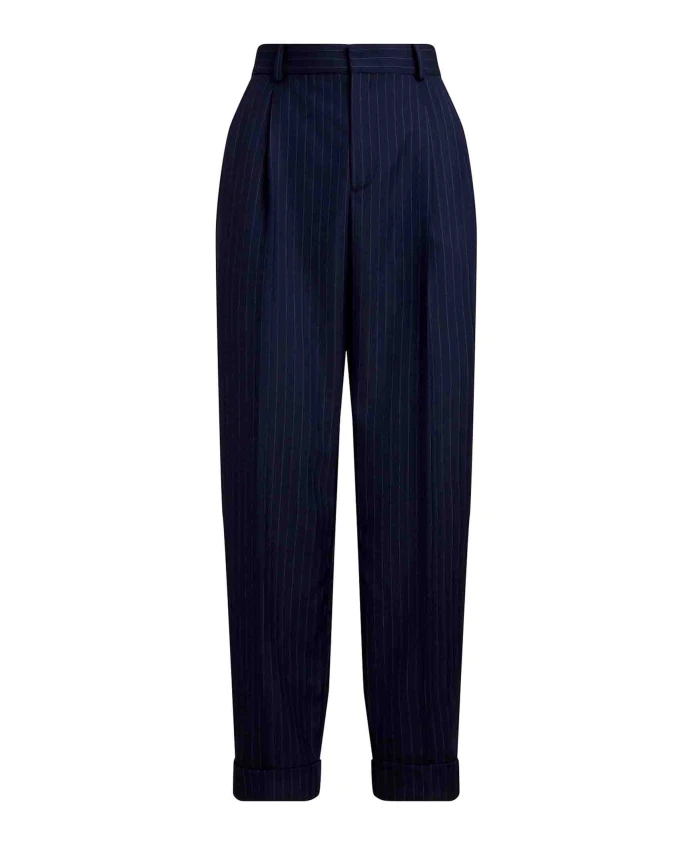 Полосатые прямые брюки Polo Ralph Lauren, синий
Полосатые прямые брюки Polo Ralph Lauren, синий