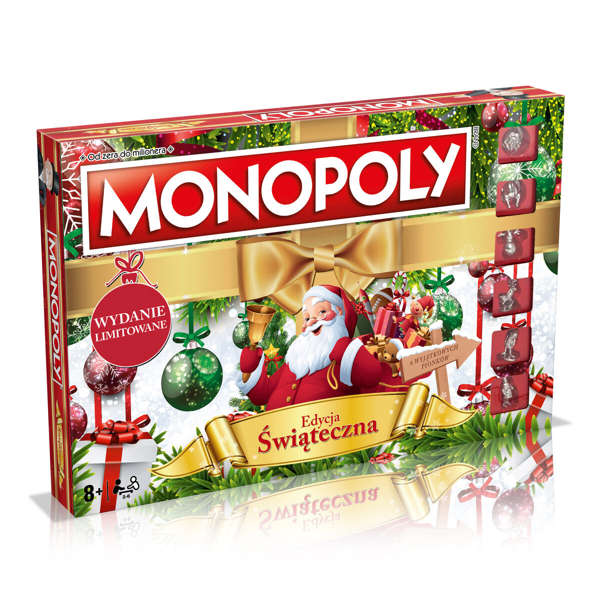 Монополия (Рождественское издание), настольная игра Monopoly
Монополия (Рождественское издание), настольная игра Monopoly