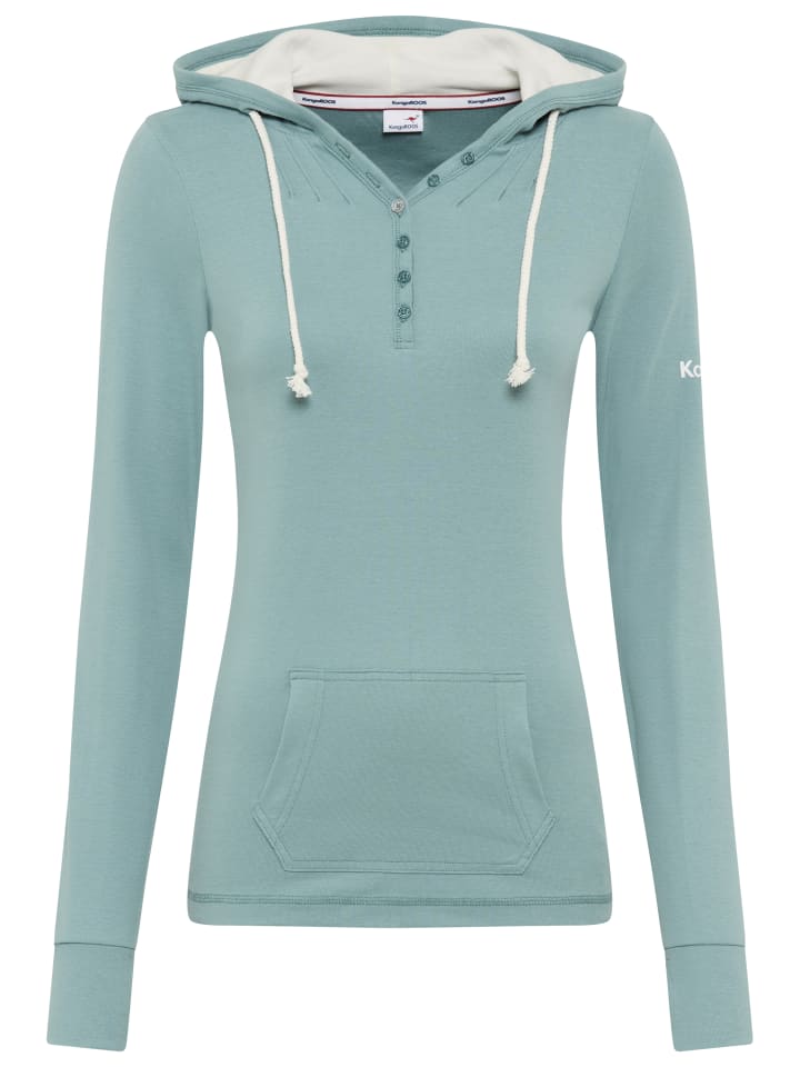 Рубашка с капюшоном бирюзового цвета Kangaroos
Рубашка с капюшоном бирюзового цвета Kangaroos