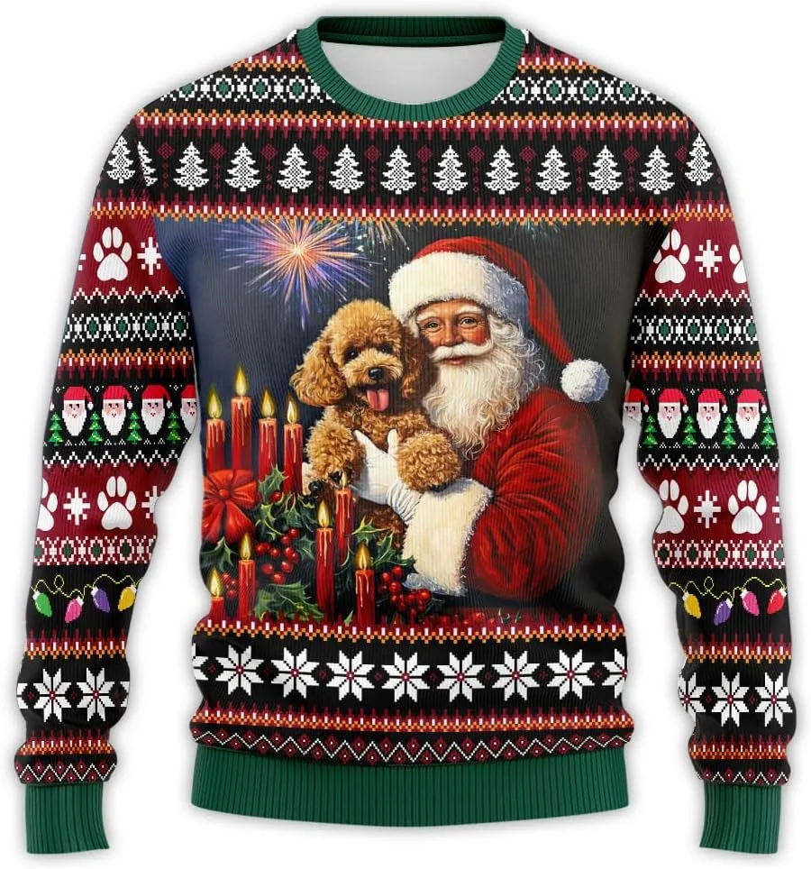 Свитер Ugly Christmas с принтом Santa Loves Dog HANZSPROUT
Свитер Ugly Christmas с принтом Santa Loves Dog HANZSPROUT