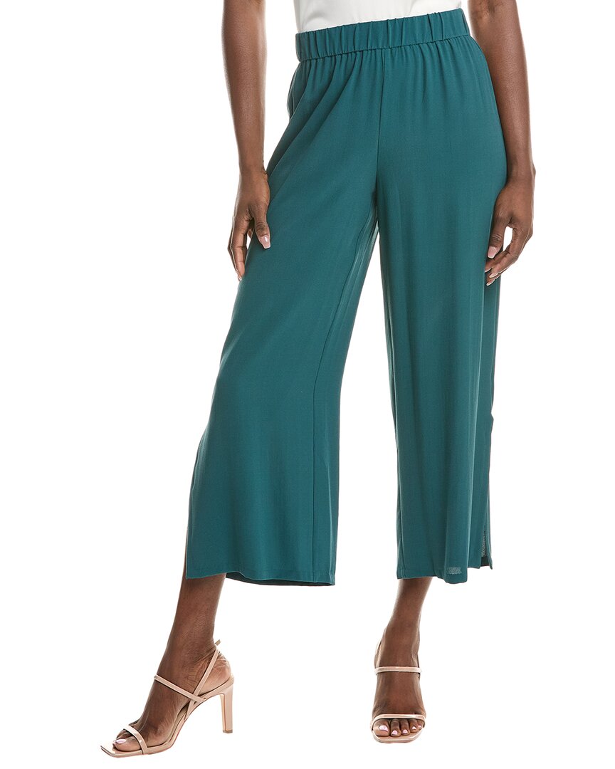 EILEEN FISHER Petite Прямые шелковые укороченные брюки, синий
EILEEN FISHER Petite Прямые шелковые укороченные брюки, синий