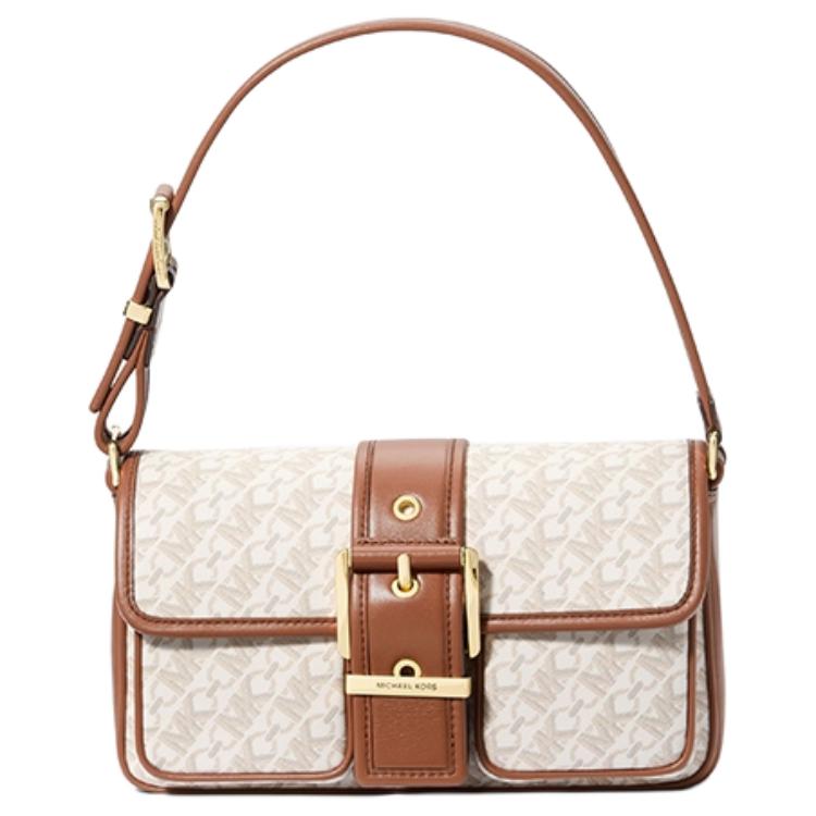 Сумка через плечо из коровьей кожи среднего размера женская ванильно-белая и желудево-коричневая MICHAEL KORS
Сумка через плечо из коровьей кожи среднего размера женская ванильно-белая и желудево-коричневая MICHAEL KORS