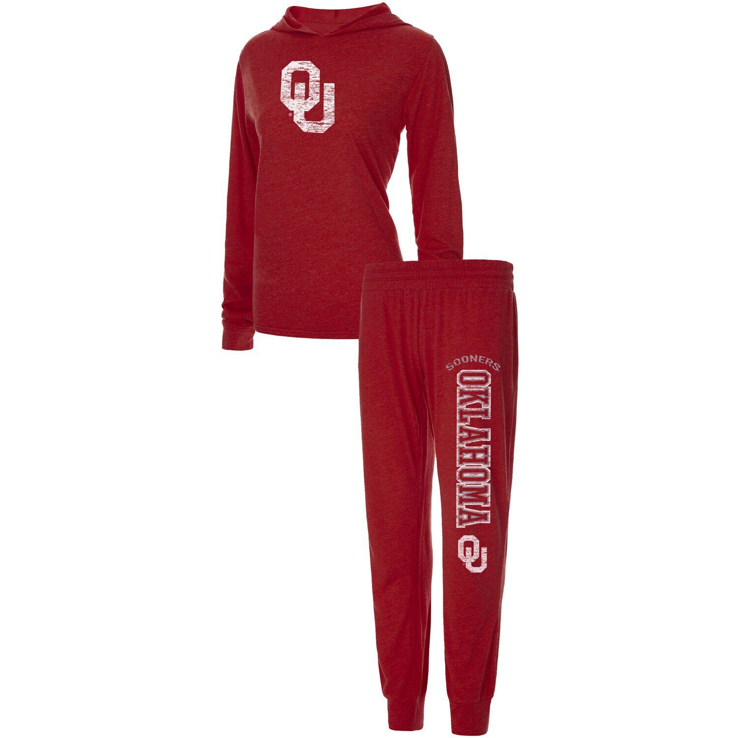 Женская толстовка с длинными рукавами и брюками Concepts Sport Crimson Oklahoma Earlys, комплект для сна
Женская толстовка с длинными рукавами и брюками Concepts Sport Crimson Oklahoma Earlys, комплект для сна
