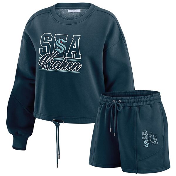 Женский лонгсетт Seattle Kraken из флиса, цвет deep sea blue Wear By Erin Andrews
Женский лонгсетт Seattle Kraken из флиса, цвет deep sea blue Wear By Erin Andrews