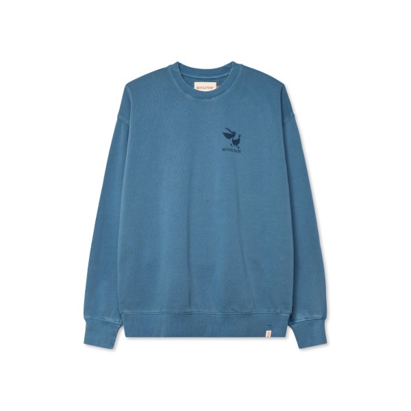 Свободный круглый вырез - пуловер Revolution, синий
Свободный круглый вырез - пуловер Revolution, синий