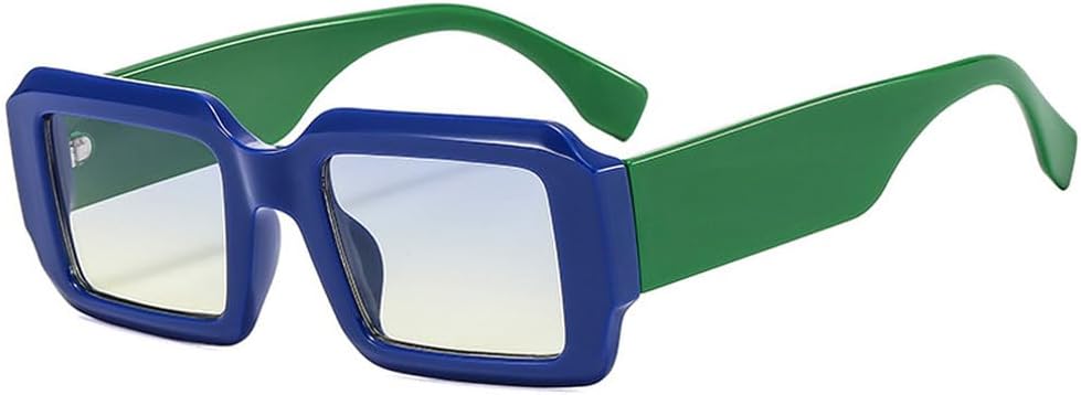 Винтажные квадратные женские солнцезащитные очки UV400, модные очки с контрастными цветами, мужские трендовые солнцезащитные очки в стиле панк с градиентом WNCKSQ, Blue Blue Yellow
Винтажные квадратные женские солнцезащитные очки UV400, модные очки с контрастными цветами, мужские трендовые солнцезащитные очки в стиле панк с градиентом WNCKSQ, Blue Blue Yellow