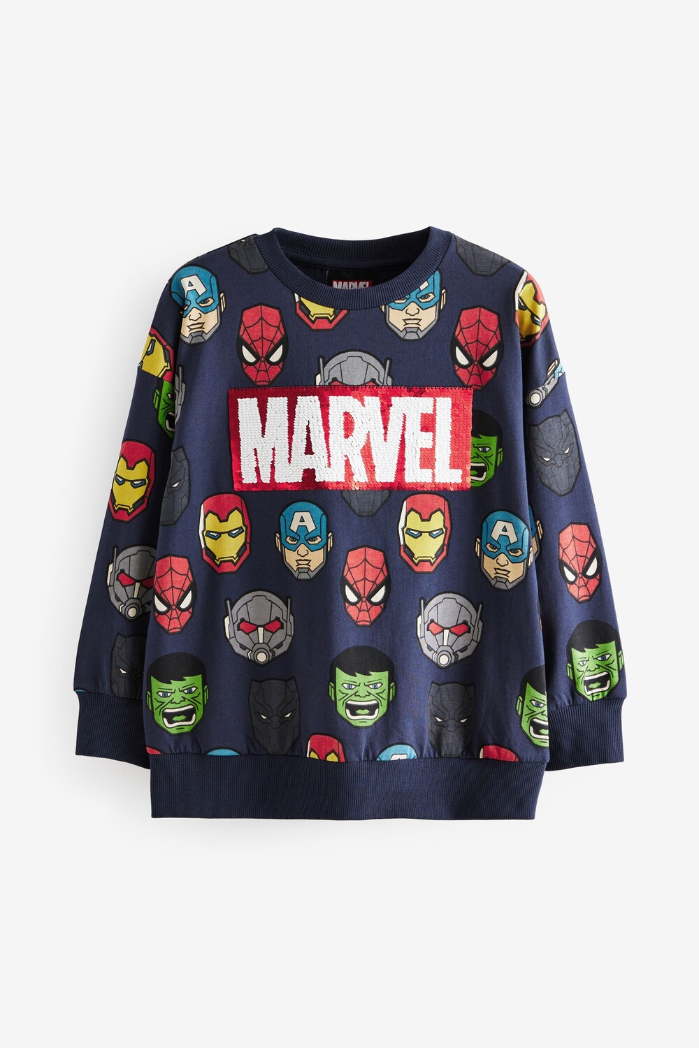 Футболка с длинными рукавами и пайетками Marvel из 100% хлопка (3 16 лет) Next, синий
Футболка с длинными рукавами и пайетками Marvel из 100% хлопка (3 16 лет) Next, синий