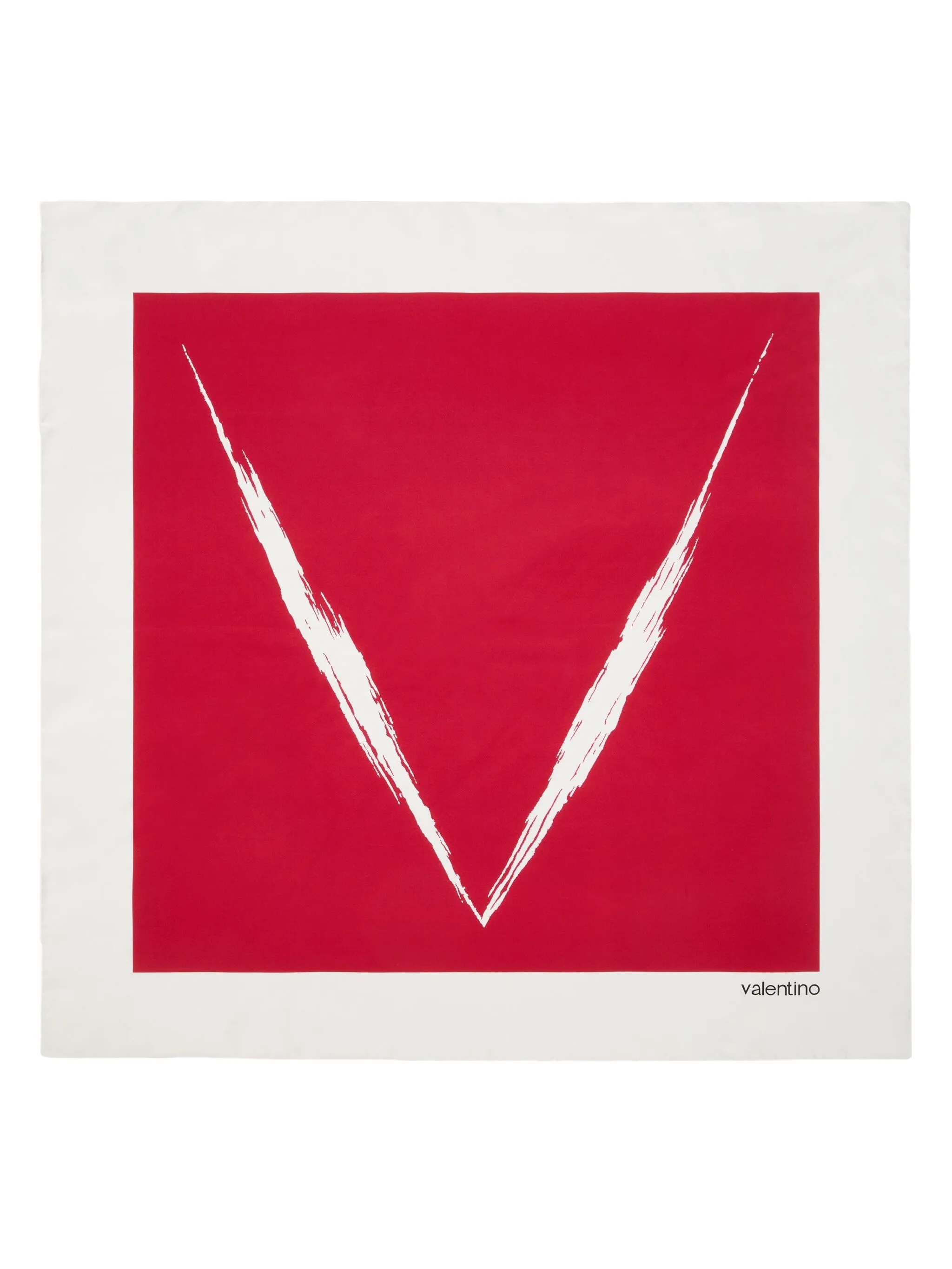 Шелковый платок с логотипом Valentino Garavani, белый
Шелковый платок с логотипом Valentino Garavani, белый