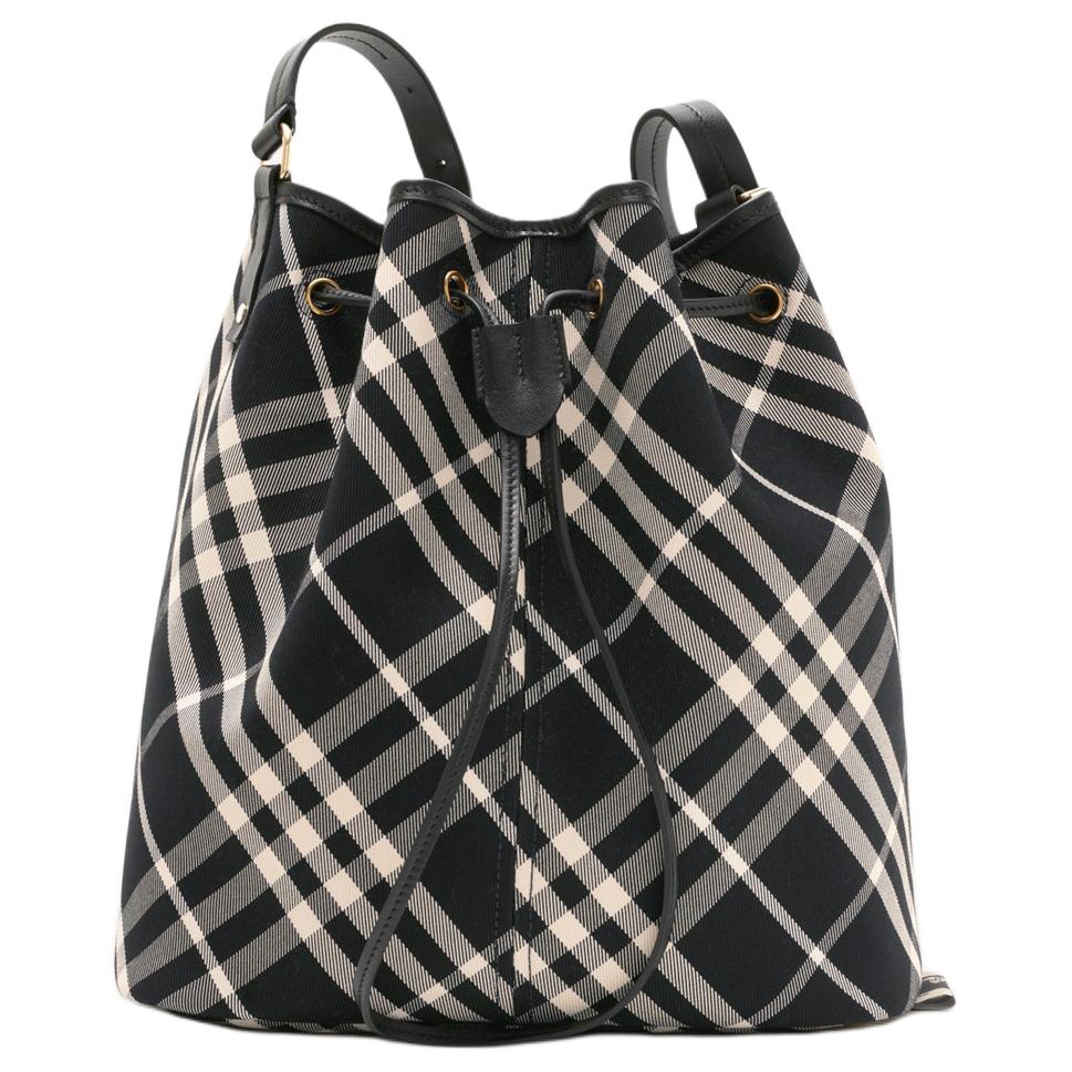 Burberry Сумка-ведро из хлопкового твила, кроссбоди, средняя женская сумка через плечо, черный и калико
Burberry Сумка-ведро из хлопкового твила, кроссбоди, средняя женская сумка через плечо, черный и калико