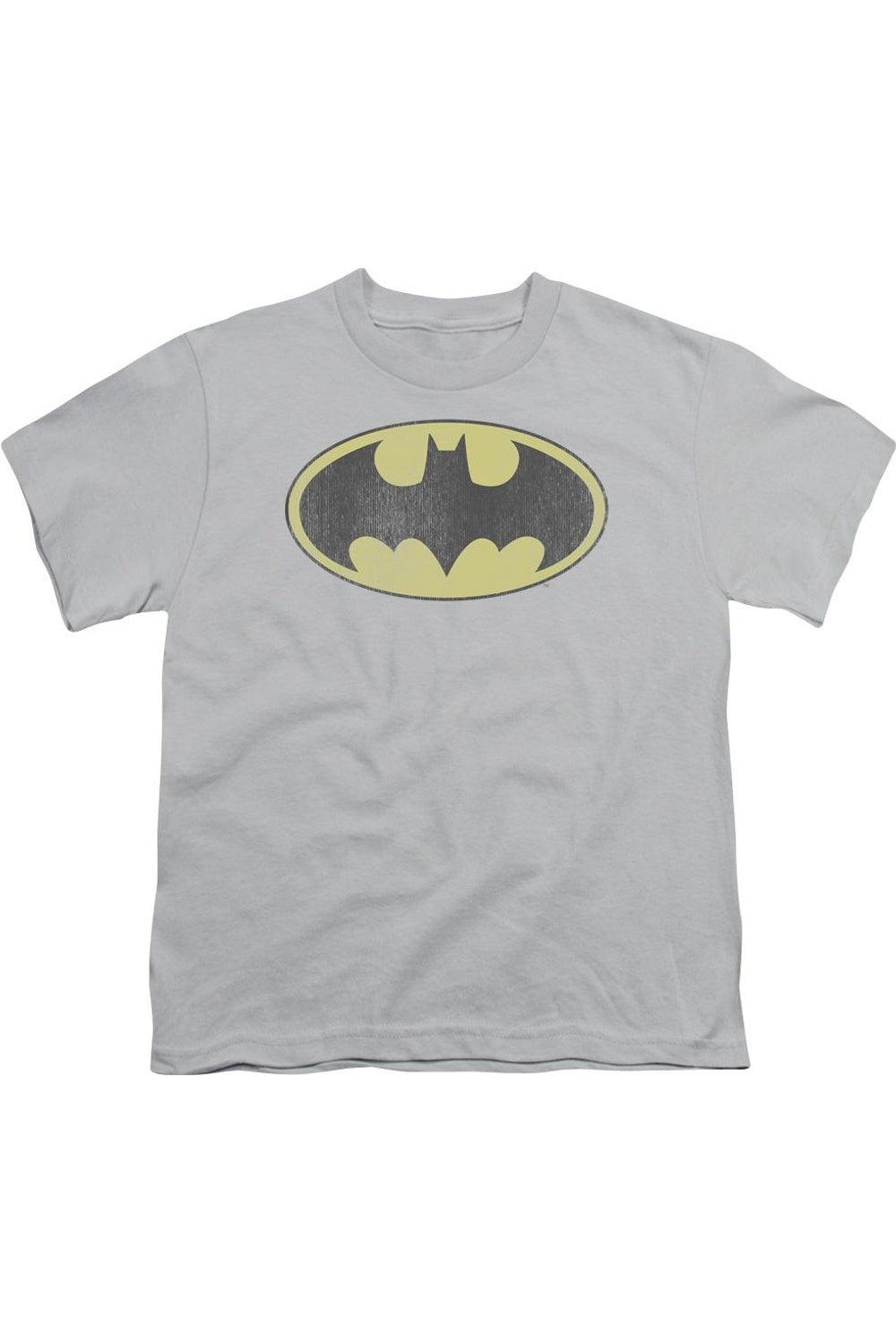 DC Comics Batman Футболка с ретро-логотипом Бэтмена и эффектом потертости для детей Gildan, серебряный
DC Comics Batman Футболка с ретро-логотипом Бэтмена и эффектом потертости для детей Gildan, серебряный