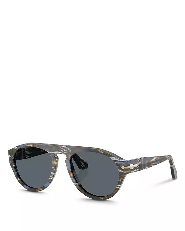 Солнцезащитные очки-авиаторы, 56 мм Persol, синий
Солнцезащитные очки-авиаторы, 56 мм Persol, синий