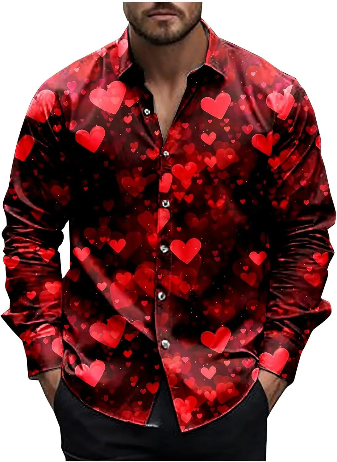 Футболка с принтом в виде сердца для мужчин
Футболка с принтом в виде сердца для мужчин