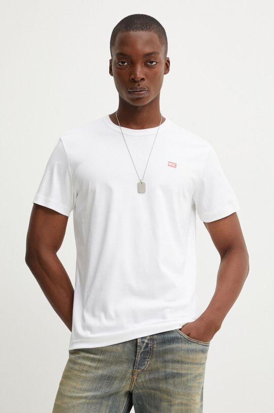 Хлопковая футболка T-MIEGOR-K77 Diesel, белый
Хлопковая футболка T-MIEGOR-K77 Diesel, белый