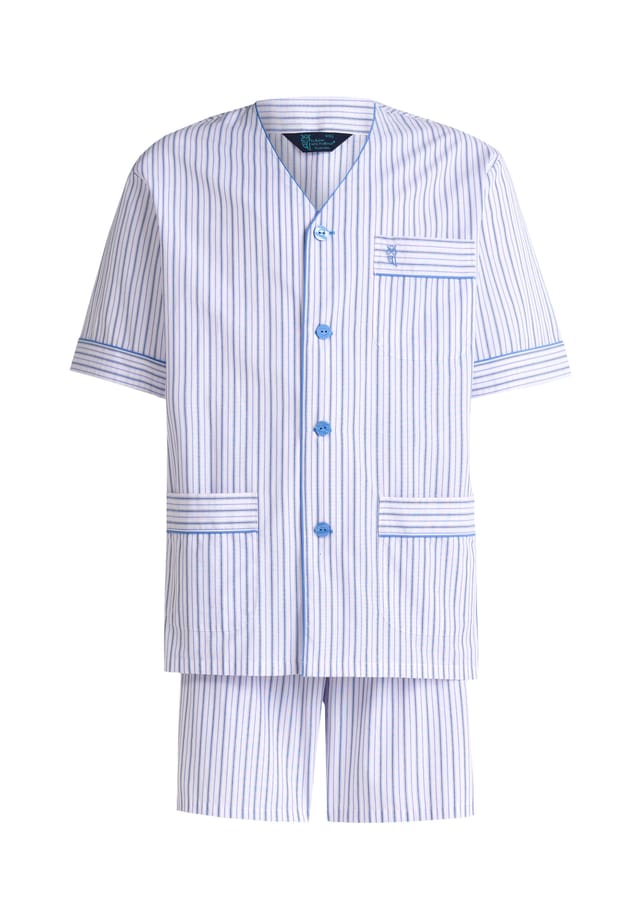 Короткая пижама из полосатого хлопкового поплина El Búho Nocturno, мультиколор
Короткая пижама из полосатого хлопкового поплина El Búho Nocturno, мультиколор