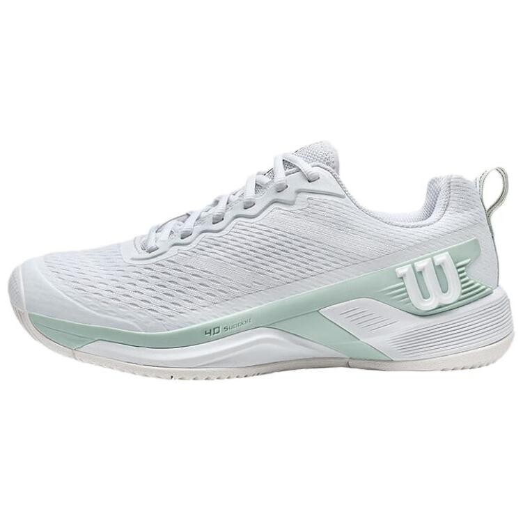 Теннисные кроссовки RUSH PRO 4.5 женские с низким верхом, цвет белый, цвет бобовая паста, зеленый Wilson
Теннисные кроссовки RUSH PRO 4.5 женские с низким верхом, цвет белый, цвет бобовая паста, зеленый Wilson