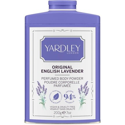 Yardley London Original английская парфюмированная пудра с лавандой 200г
Yardley London Original английская парфюмированная пудра с лавандой 200г