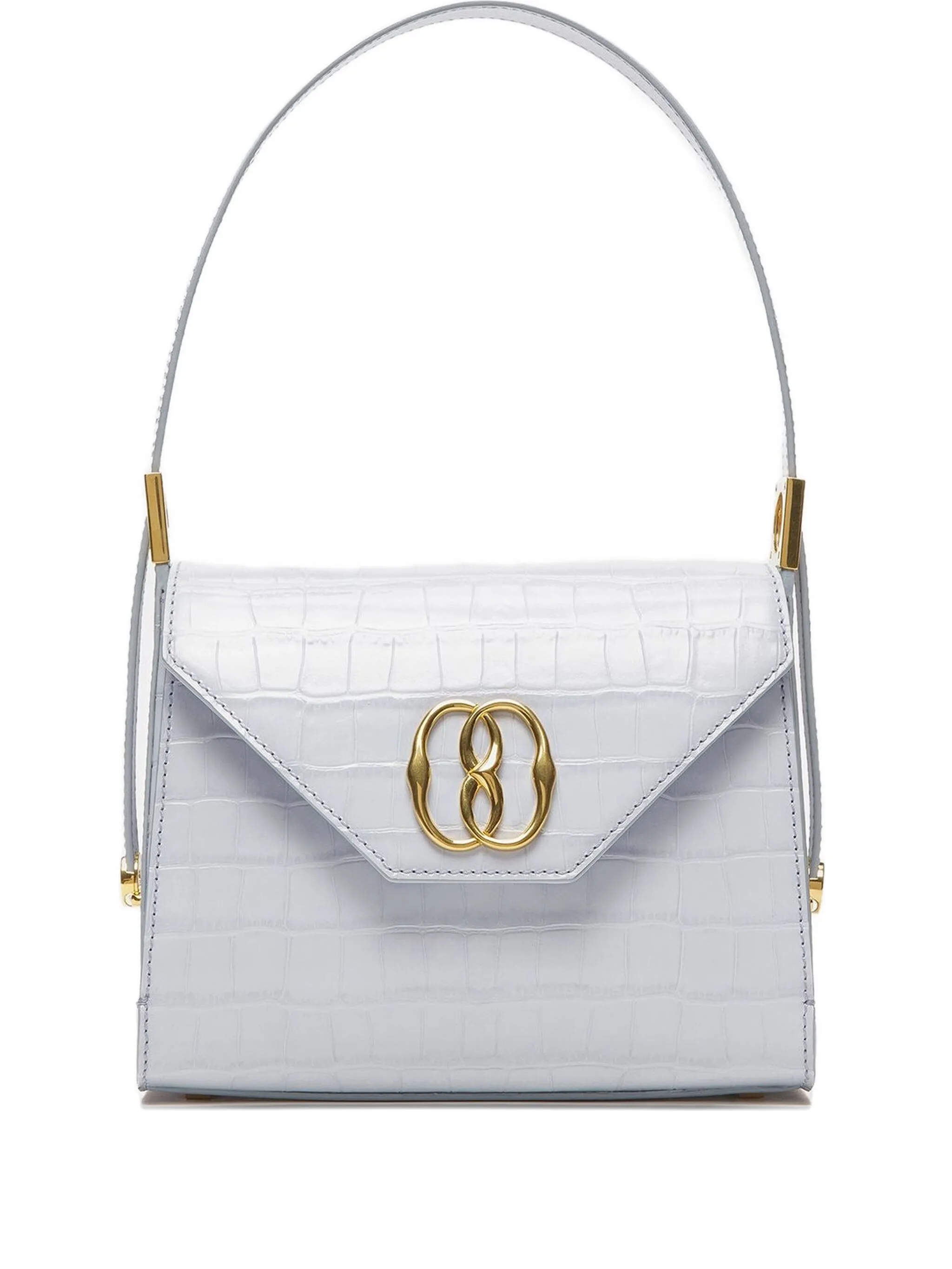 Сумка с тиснением под кожу крокодила Bally, синий
Сумка с тиснением под кожу крокодила Bally, синий