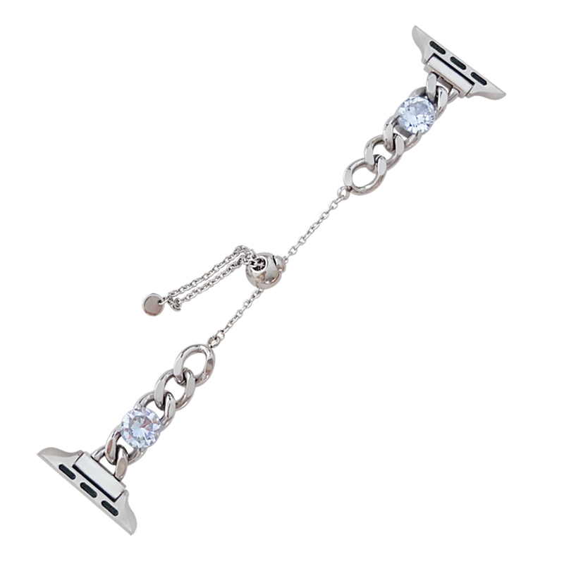 Ремешок Apple Совместимость Нержавеющая сталь Материал Zhongwo, Серебристо-белый кристалл
Ремешок Apple Совместимость Нержавеющая сталь Материал Zhongwo, Серебристо-белый кристалл