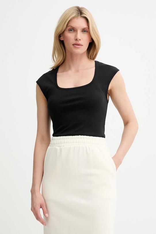 Хлопковая футболка Answear.Lab, черный
Хлопковая футболка Answear.Lab, черный