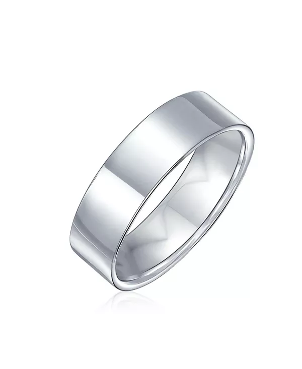 Минималистичное простое плоское кольцо из серебра 925 пробы, ширина 6 мм Bling Jewelry, silver
Минималистичное простое плоское кольцо из серебра 925 пробы, ширина 6 мм Bling Jewelry, silver