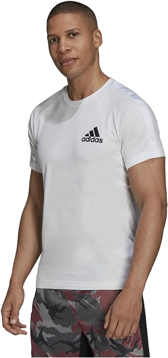 Футболка с коротким рукавом Aero Lady Designed to Move Sports Motion Logo, мужская, IYQ66 Adidas, белый/черный
Футболка с коротким рукавом Aero Lady Designed to Move Sports Motion Logo, мужская, IYQ66 Adidas, белый/черный