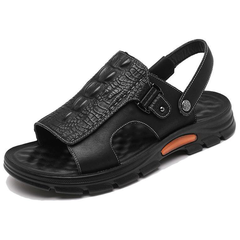 G.N.SHIJIA Пляжные сандалии мужские, черно-коричневые 
G.N.SHIJIA Пляжные сандалии мужские, черно-коричневые