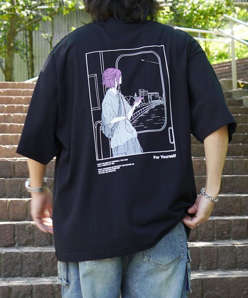 Футболка оверсайз с коротким рукавом, принт на спине, вышивка ILL'S, черный
Футболка оверсайз с коротким рукавом, принт на спине, вышивка ILL'S, черный