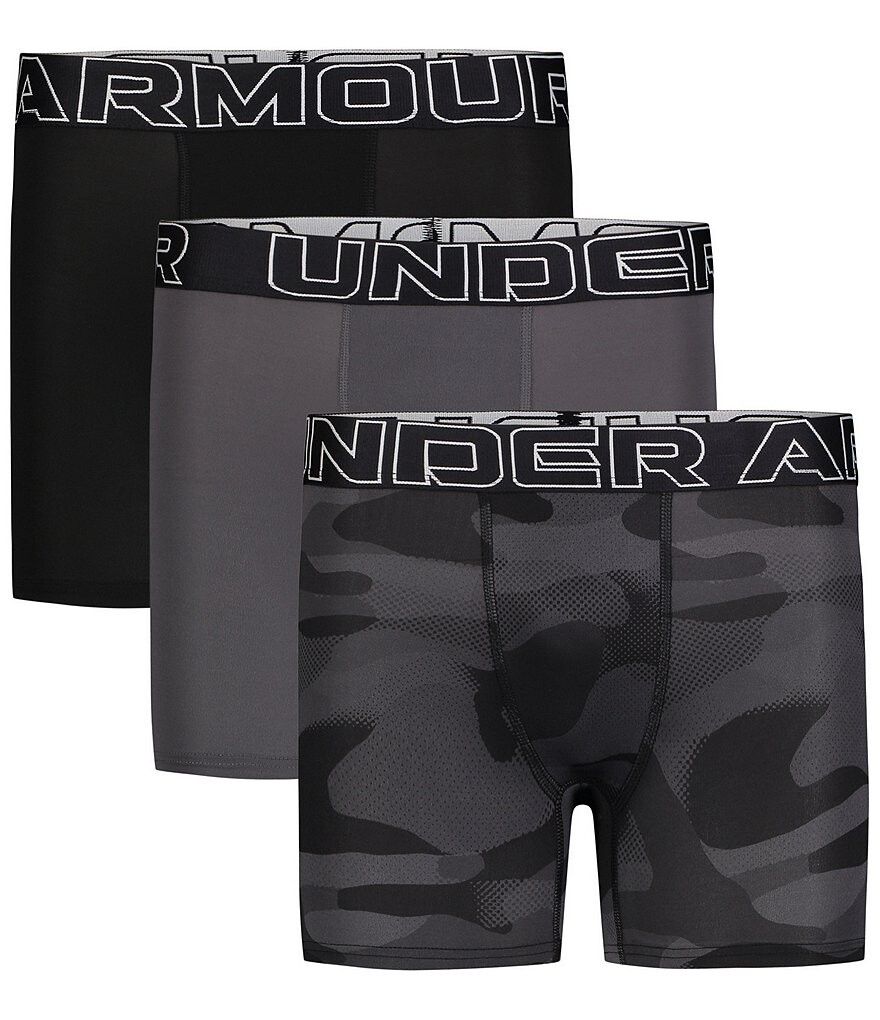 Набор трусов-боксеров с принтом Under Armour Little/Big Boys 4–20 Performance Tech, 3 упаковки, черный
Набор трусов-боксеров с принтом Under Armour Little/Big Boys 4–20 Performance Tech, 3 упаковки, черный