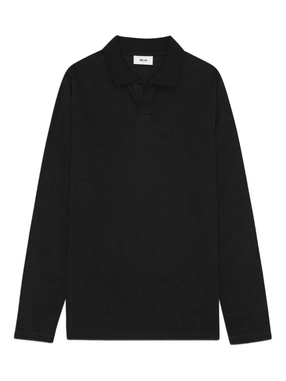 Футболка с длинными рукавами и воротником-поло NN07, черный
Футболка с длинными рукавами и воротником-поло NN07, черный
