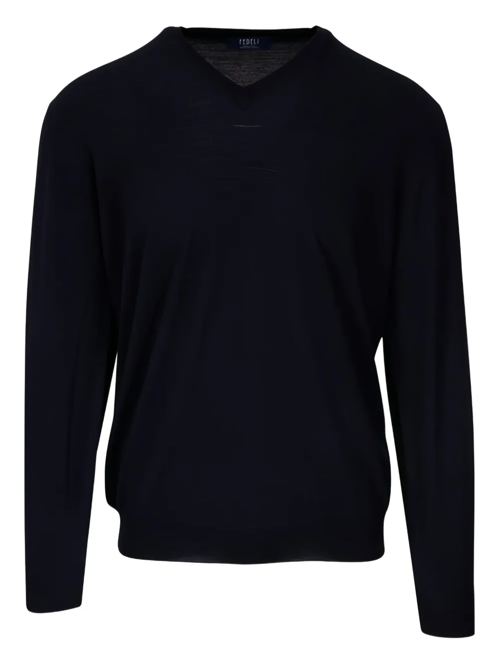Шерстяной свитер с V-образным вырезом Fedeli, синий
Шерстяной свитер с V-образным вырезом Fedeli, синий