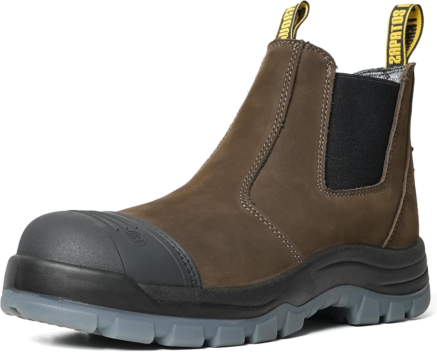 Мужские ботинки с мягким/композитным носком, устойчивые к проколам, водонепроницаемые и противоскользящие, без шнурков Montwell, Coffee-composite Toe
Мужские ботинки с мягким/композитным носком, устойчивые к проколам, водонепроницаемые и противоскользящие, без шнурков Montwell, Coffee-composite Toe