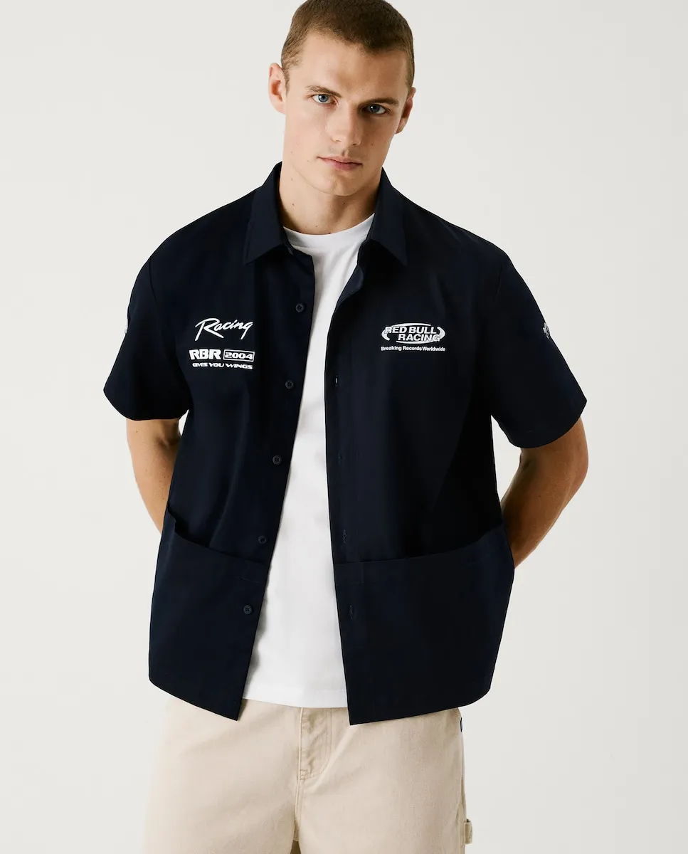 Рубашка свободного кроя из твила Red Bull Racing Pepe Jeans, тёмно-синий
Рубашка свободного кроя из твила Red Bull Racing Pepe Jeans, тёмно-синий
