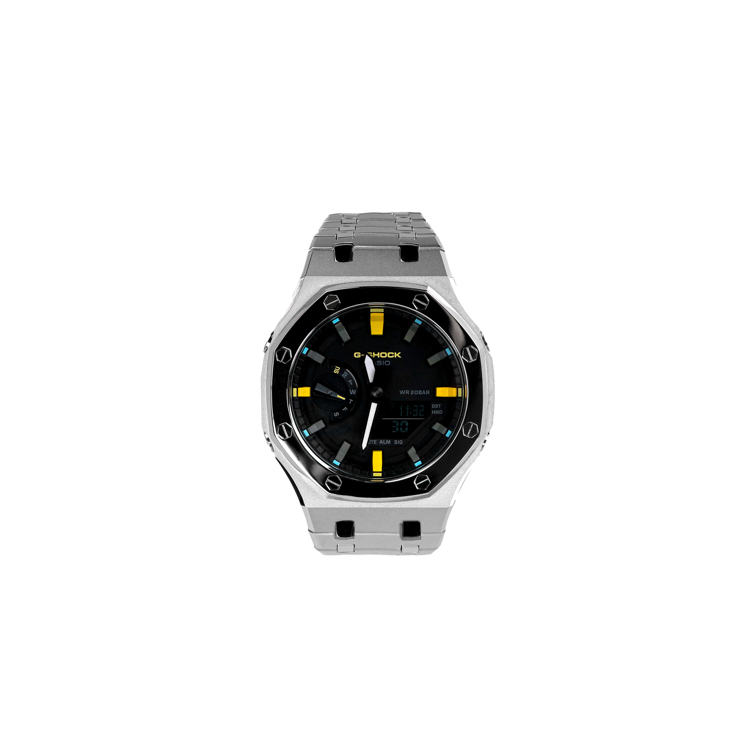 CASIO Кварцевые часы унисекс с черным циферблатом на стальном браслете
CASIO Кварцевые часы унисекс с черным циферблатом на стальном браслете