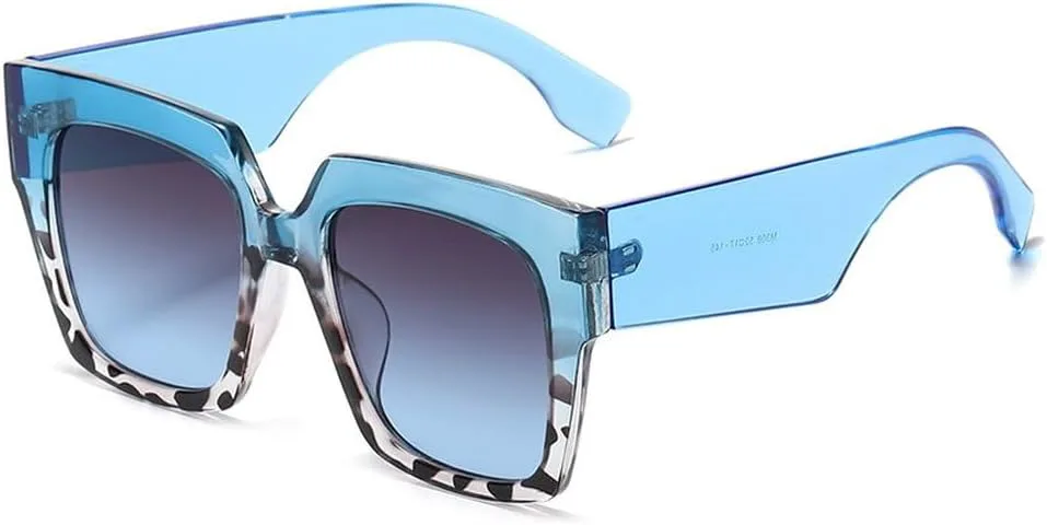 Модные солнцезащитные очки класса люкс прямоугольной формы для женщин, винтажные, большого размера, в крупной оправе, черные с синим оттенком GHVWYX, Blue
Модные солнцезащитные очки класса люкс прямоугольной формы для женщин, винтажные, большого размера, в крупной оправе, черные с синим оттенком GHVWYX, Blue