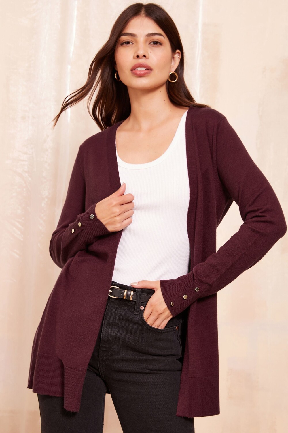 Кардиган от края до края Friends Like These, красный
Кардиган от края до края Friends Like These, красный